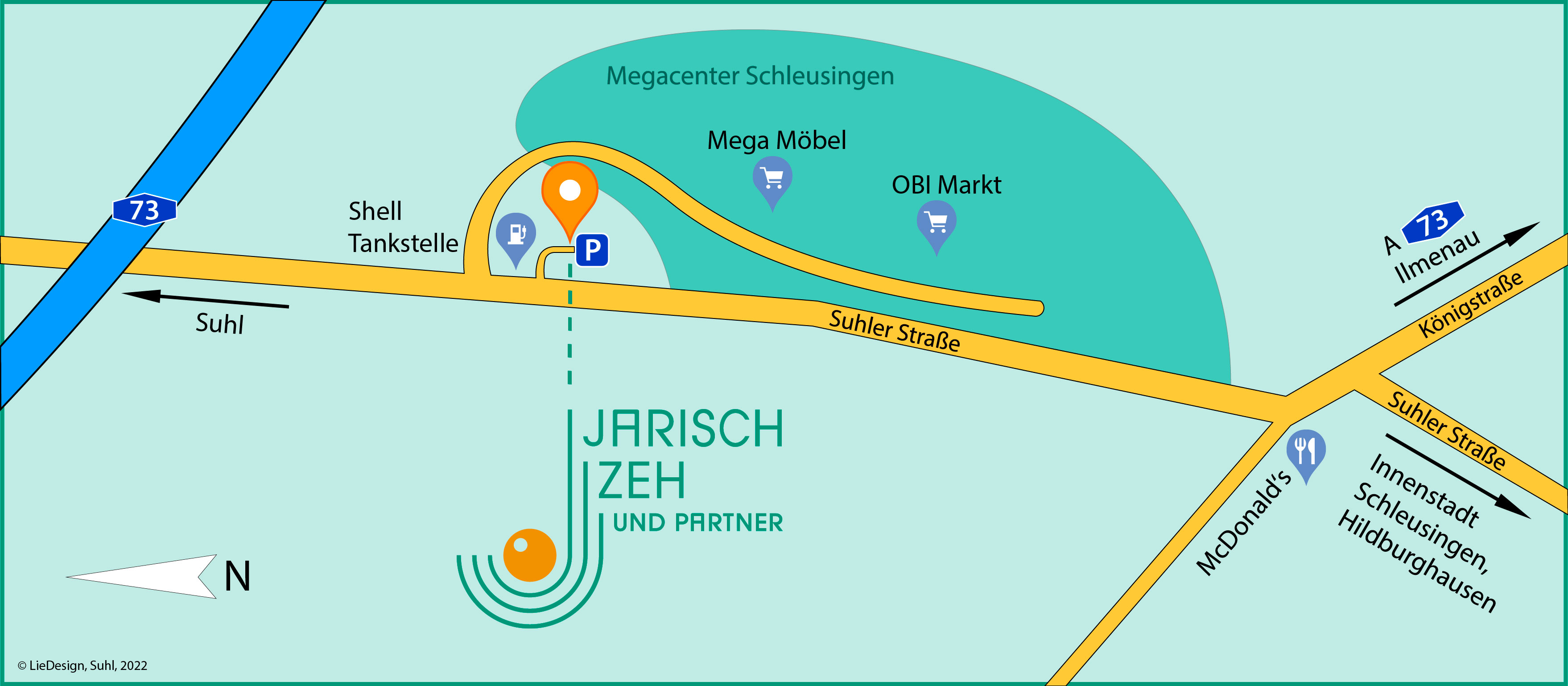 Anfahrtsgrafik